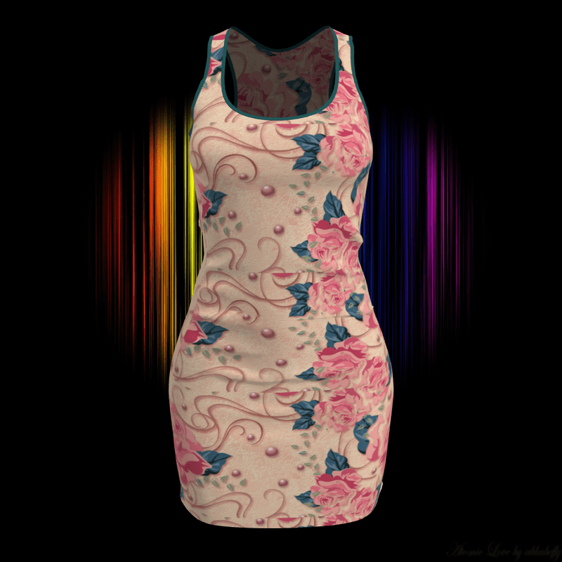 Rose Sleeveless Mini Dress