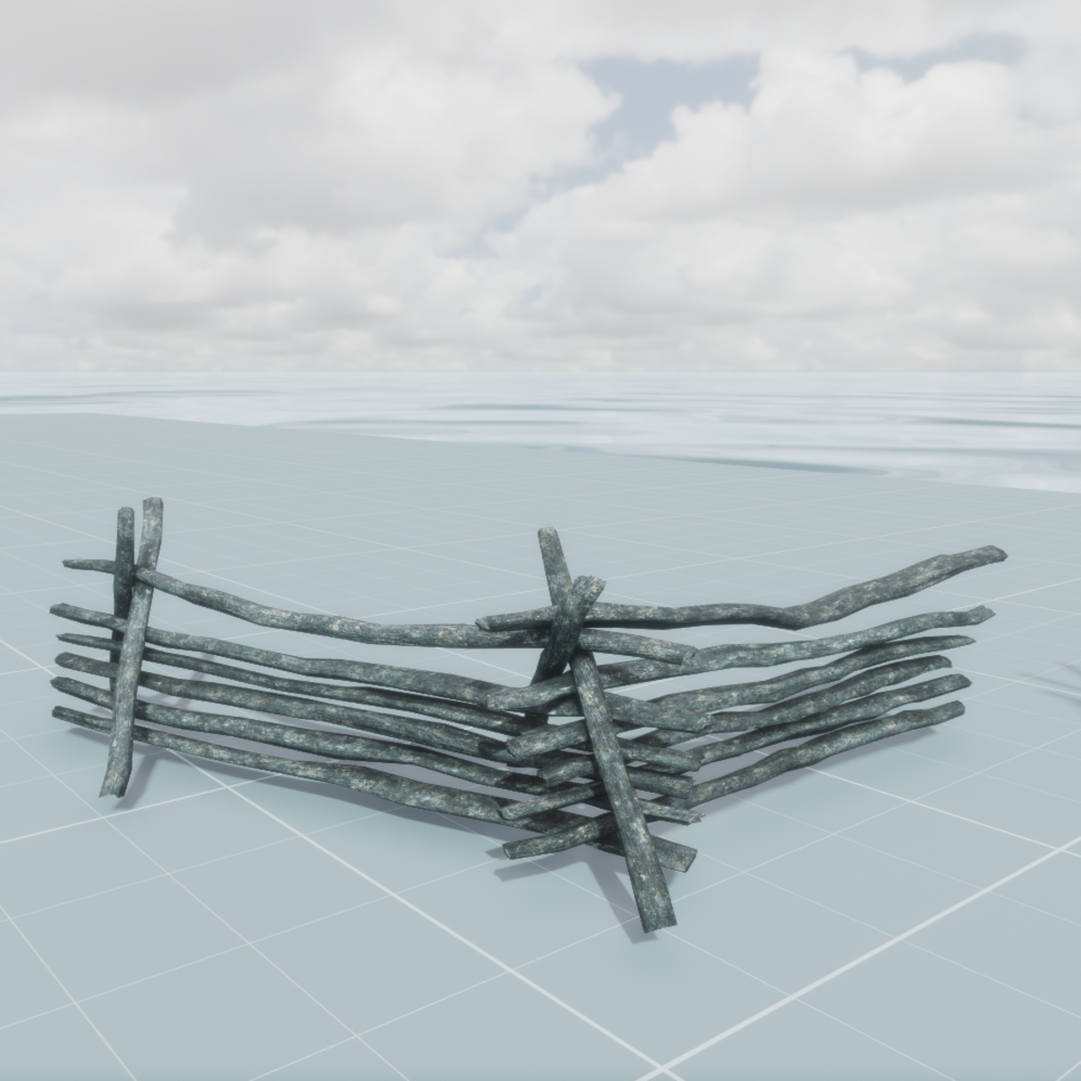 Aged Snake Rail Fence Center