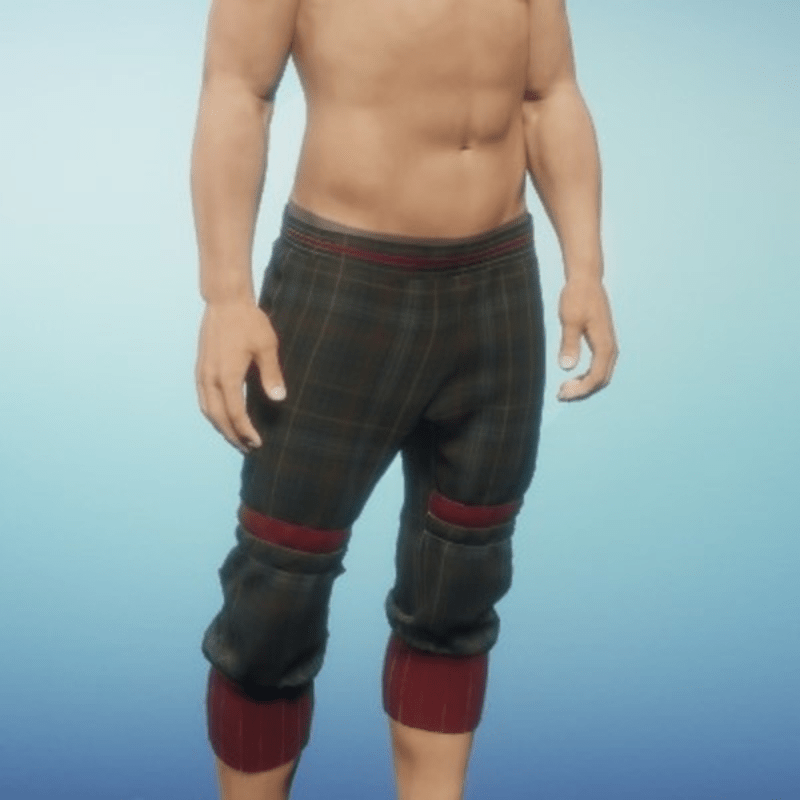 Man pants esco w red