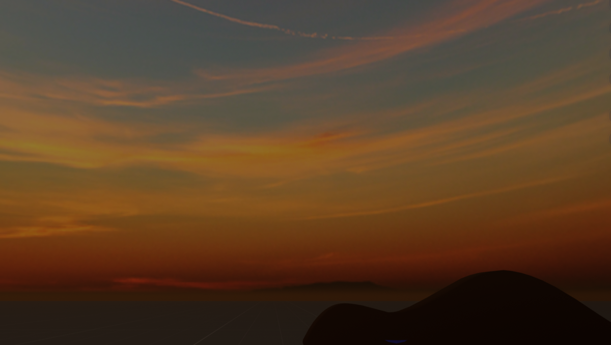 gentle san francisco sunset skybox