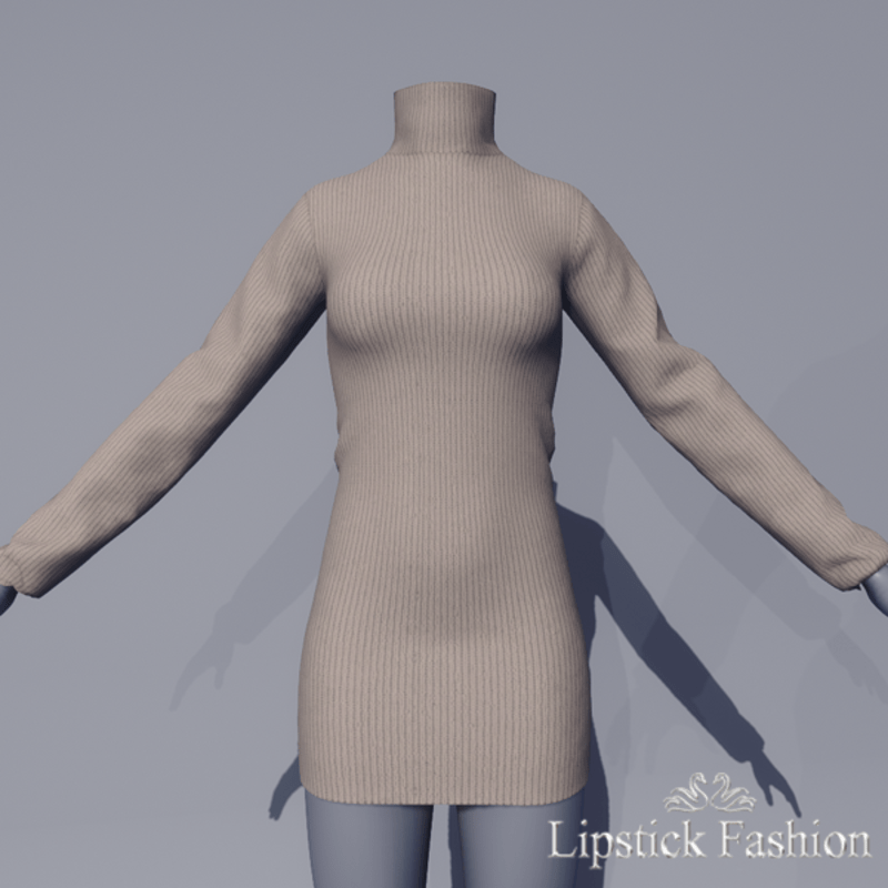 L.F. NOELLE KNIT DRESS BROWN