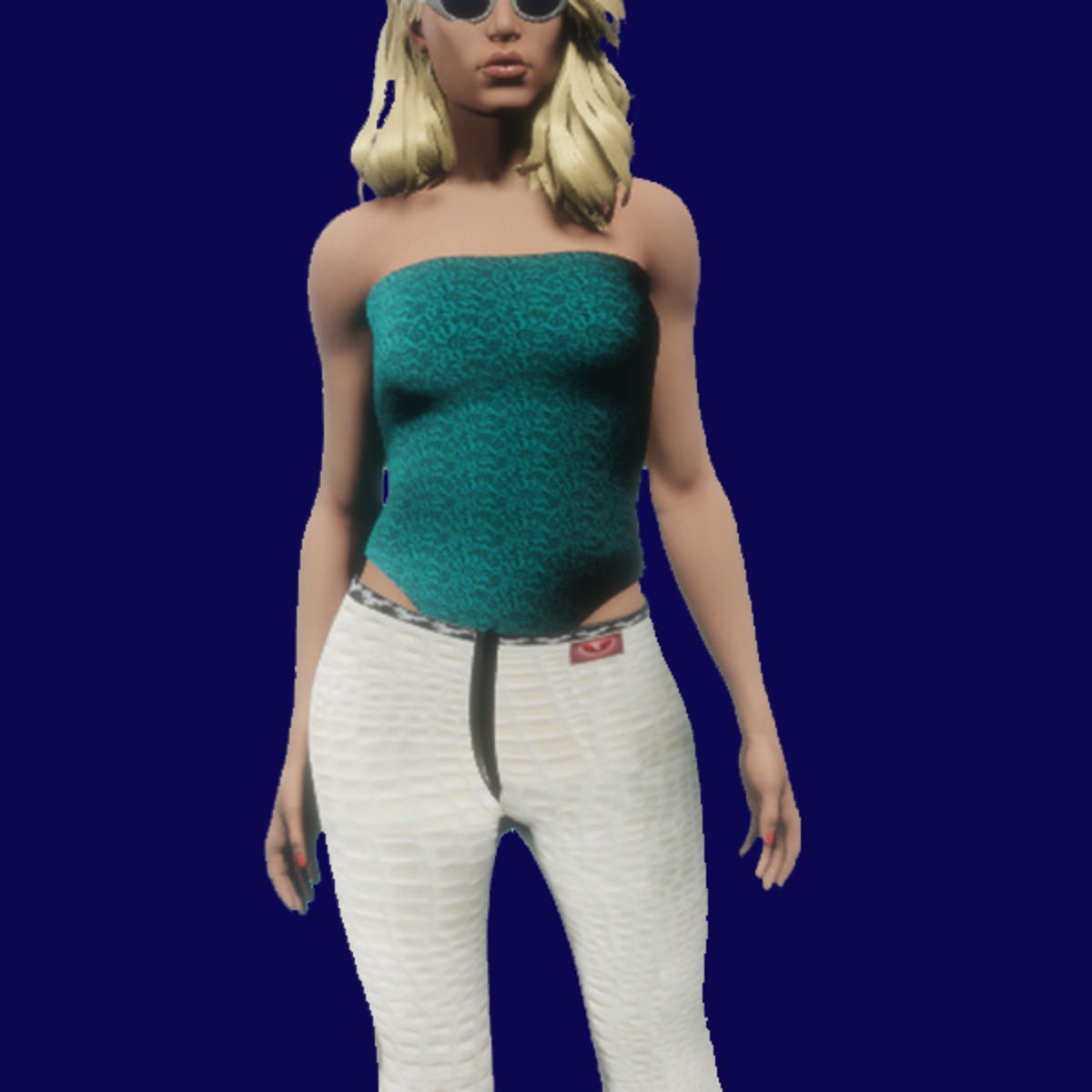 Lindy bodysuit green.blue