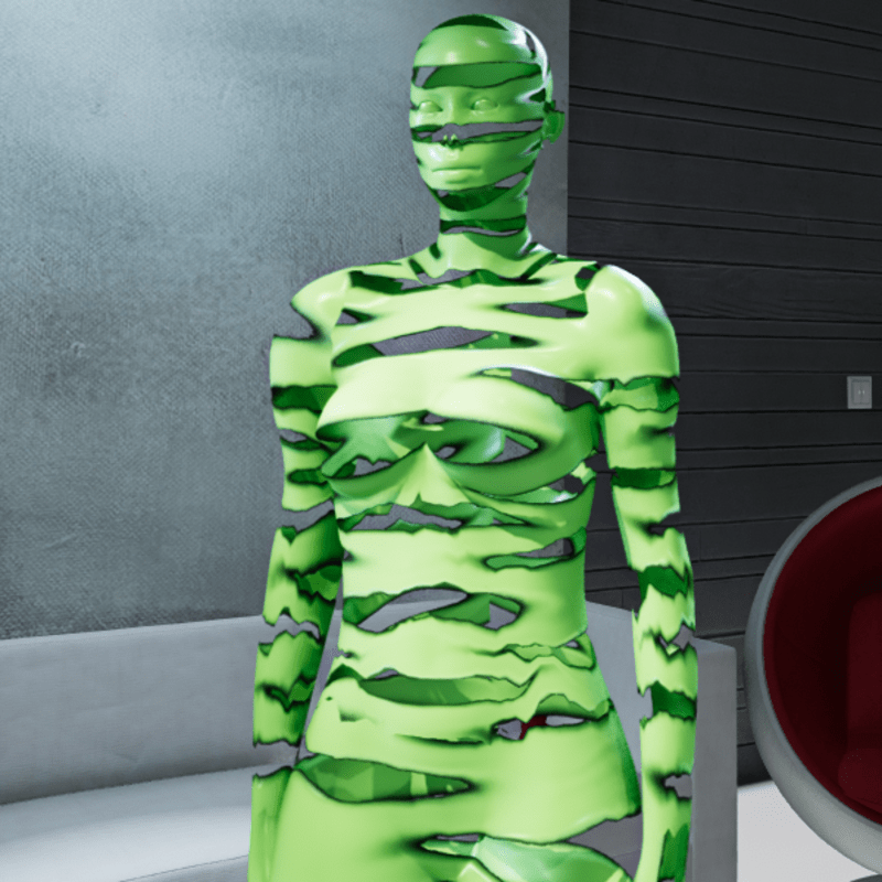 MARE AVATAR GREEN BROKEN