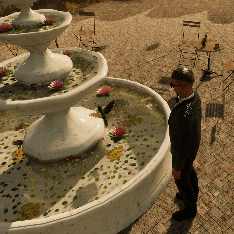 Kolibri mit Animation