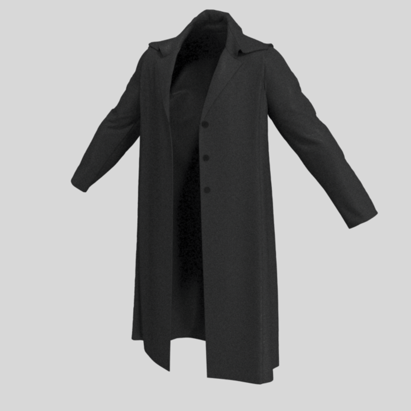 male coat black