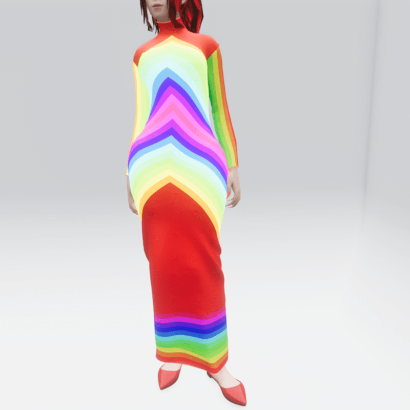 Rainbow Glow Dress (TM)