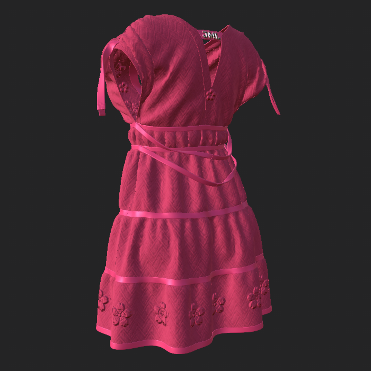DROMA DRESS FUCHSIA