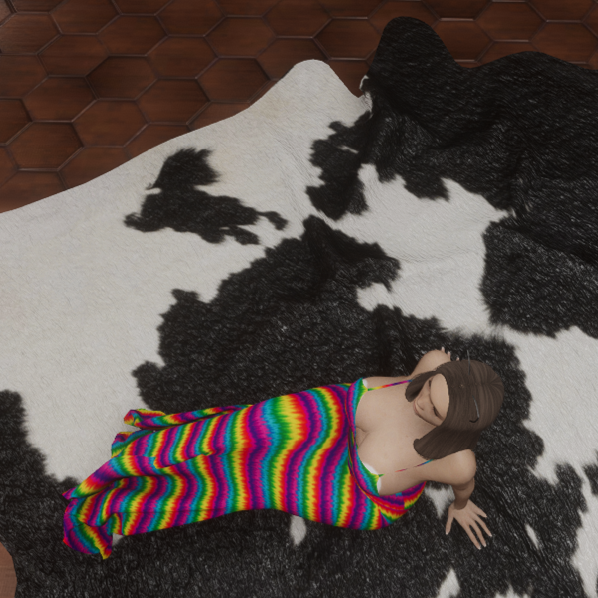 Rainbow Evening Dress