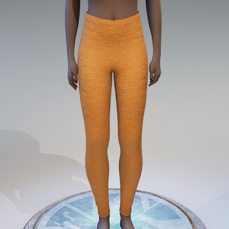 Tangerine leggings