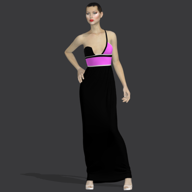 Gilda black pink "Elisea Carter"