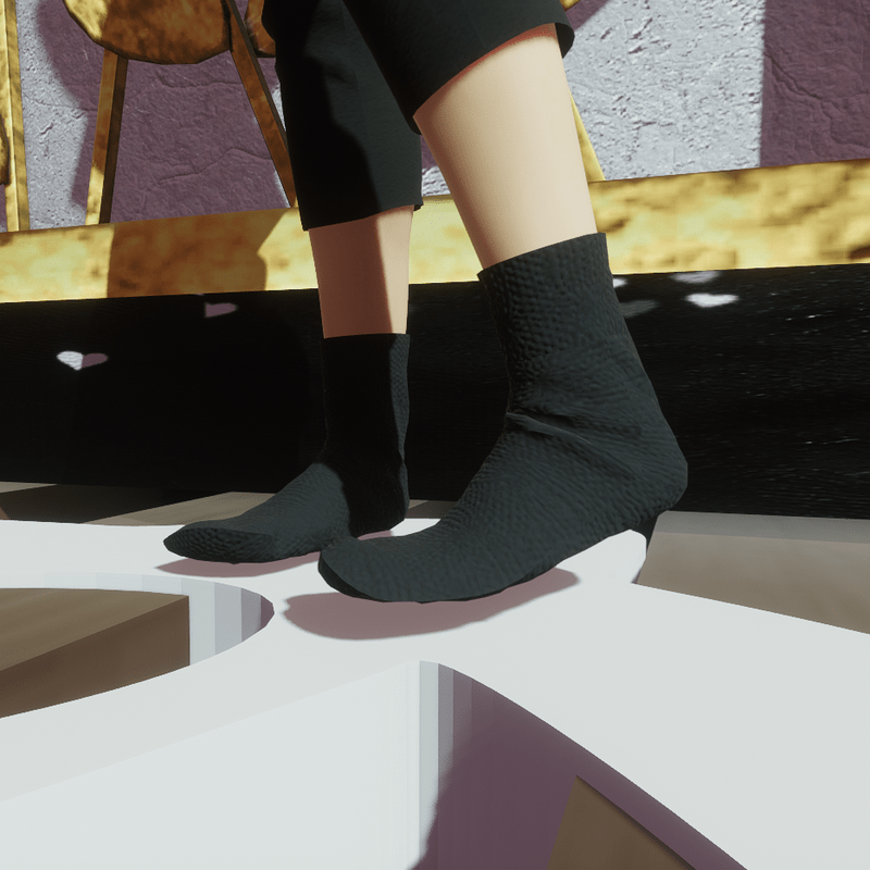 Charcoal black socks