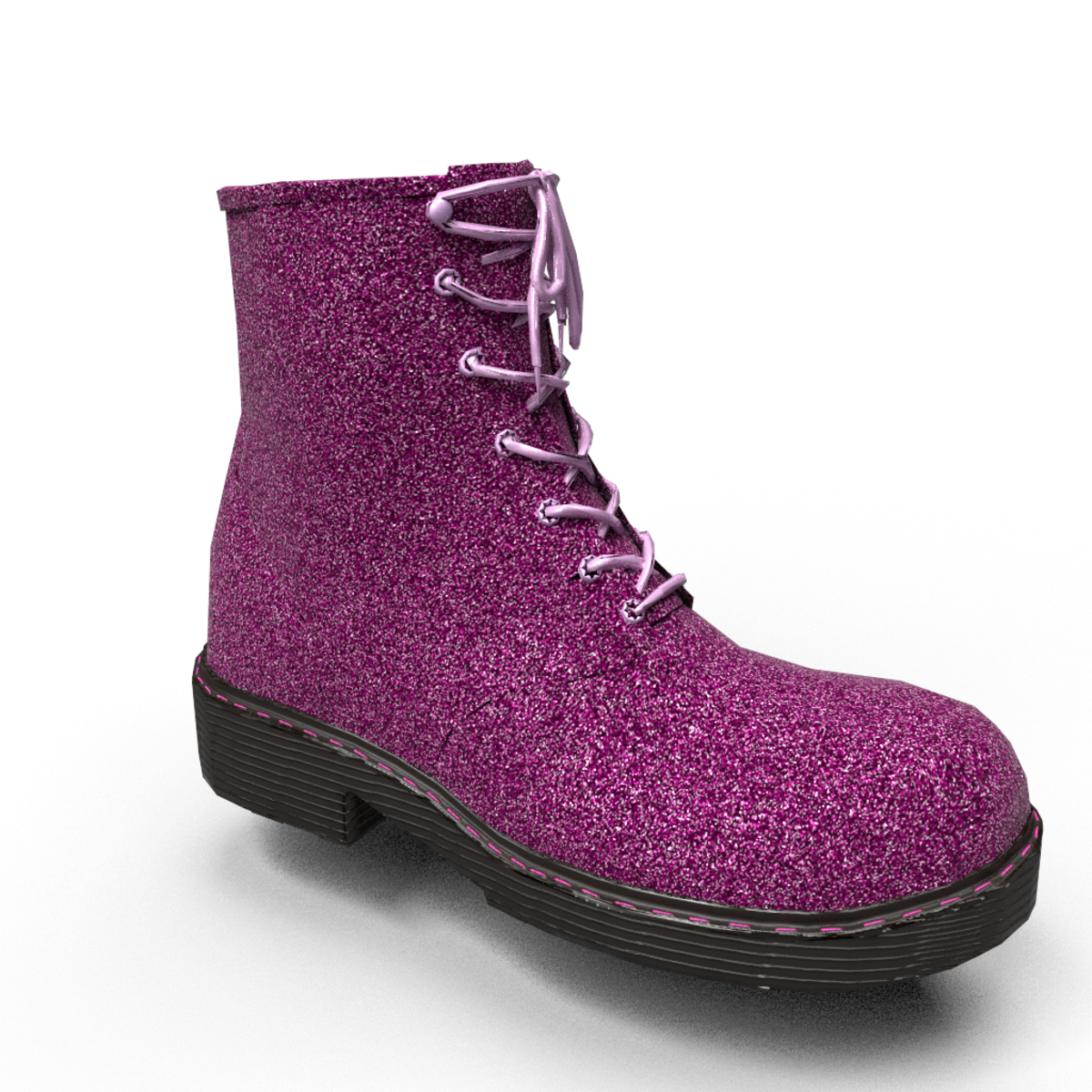 Glitter Boots Pink female