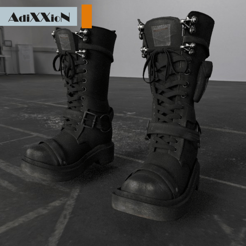 Warriors Black Boots