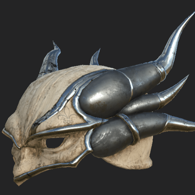 HELMET WITH SIX HORNS WT MALE