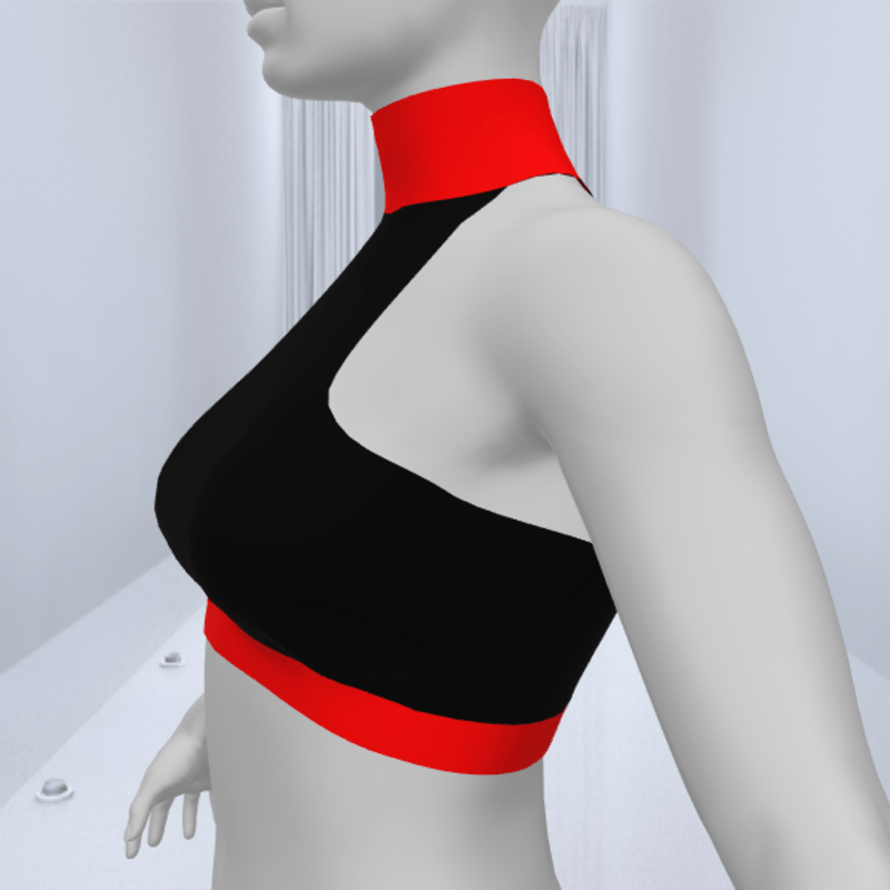 Red Workout Sport Top