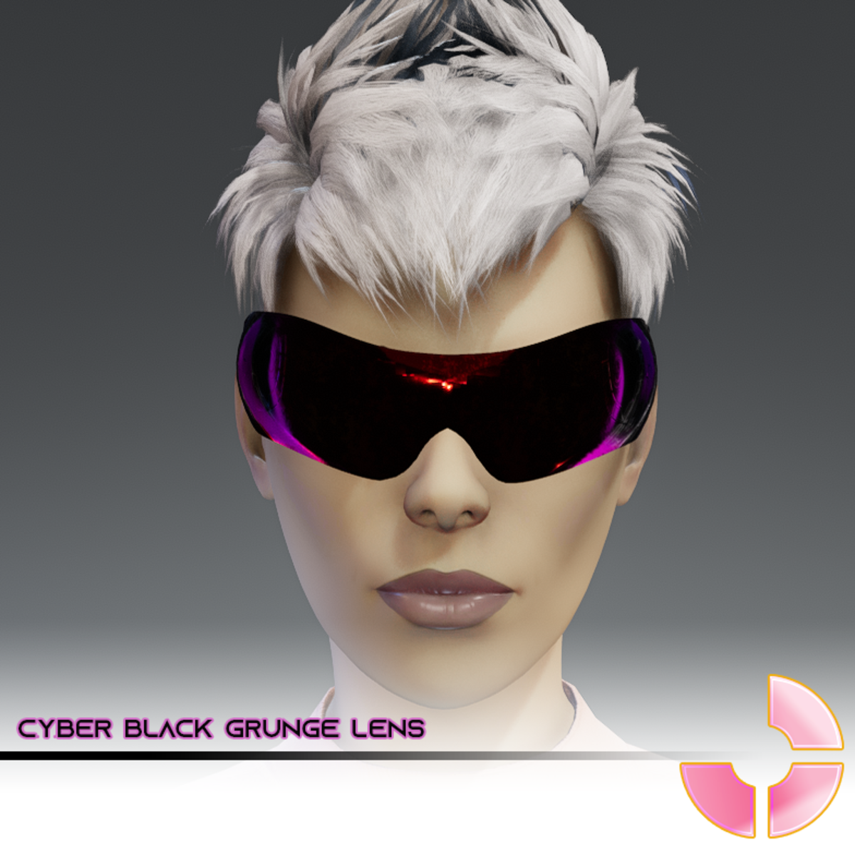 Cyber Black grunge lens