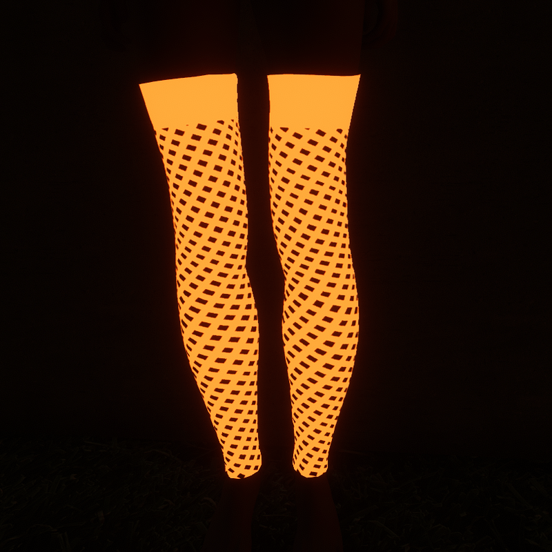 Emissive stockings