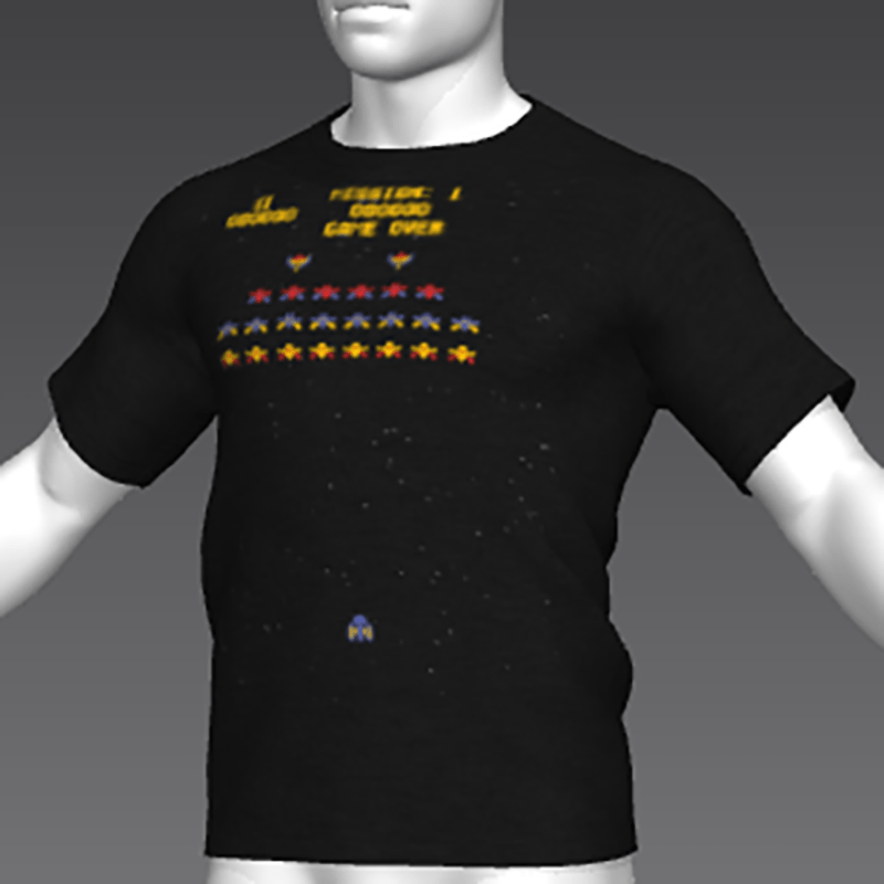 Ready Player One: Galaxian T-Shirt (Black) (M)
