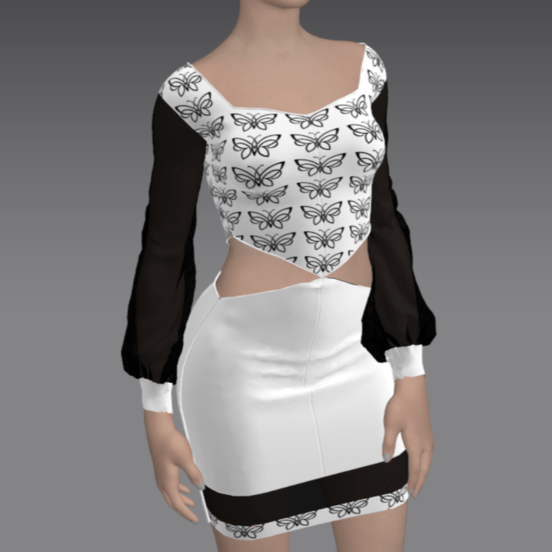 Sexy Butterfly Dress