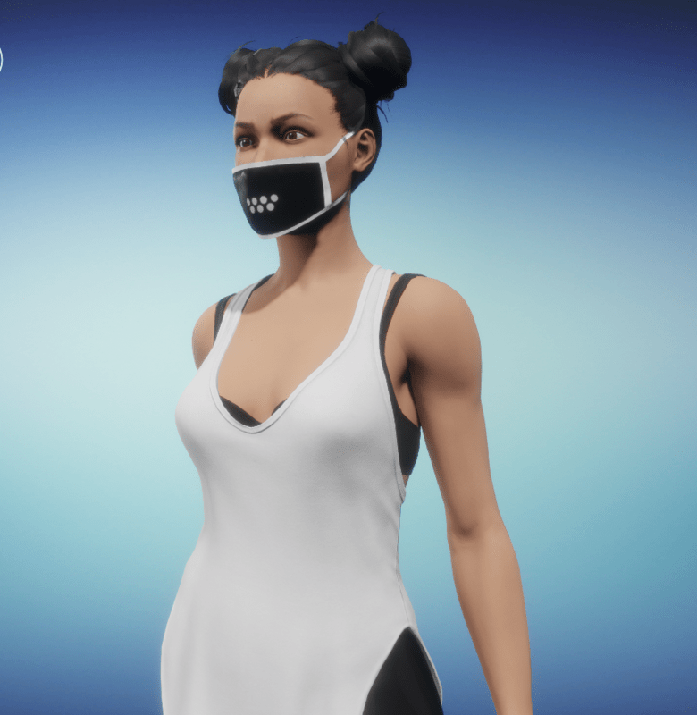 FaceMask Dots female