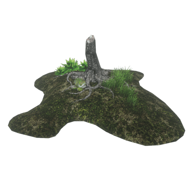 Pine Dead Tree Stump