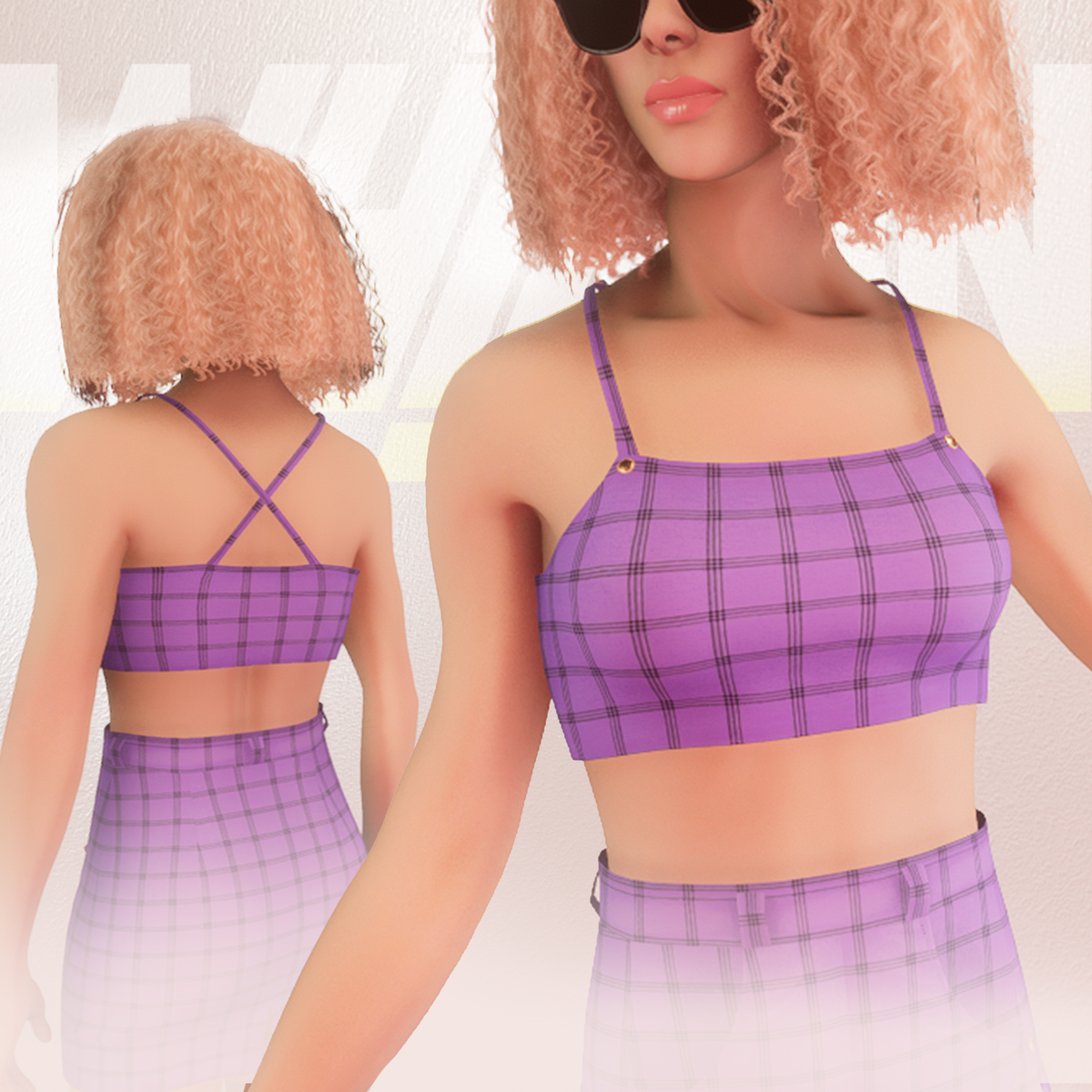 Violet Iconic Top