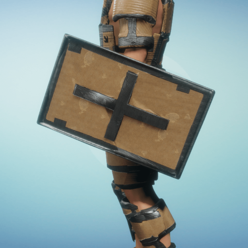 cardboard shield male