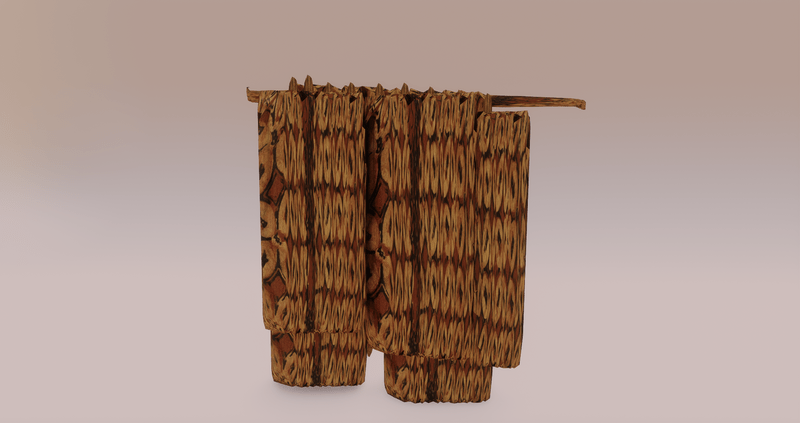 Fashion Fabric Batik Display