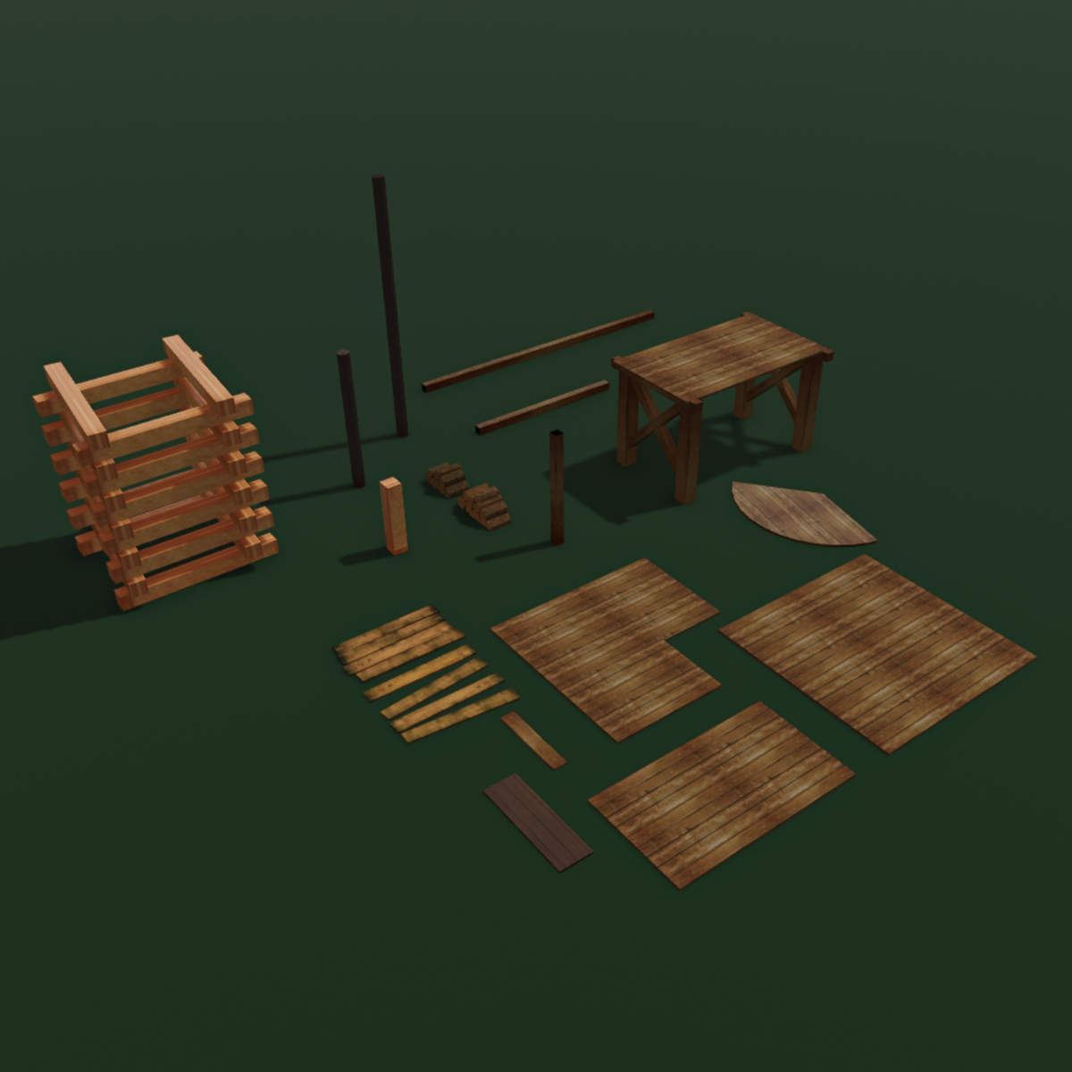 Wooden Construction Set