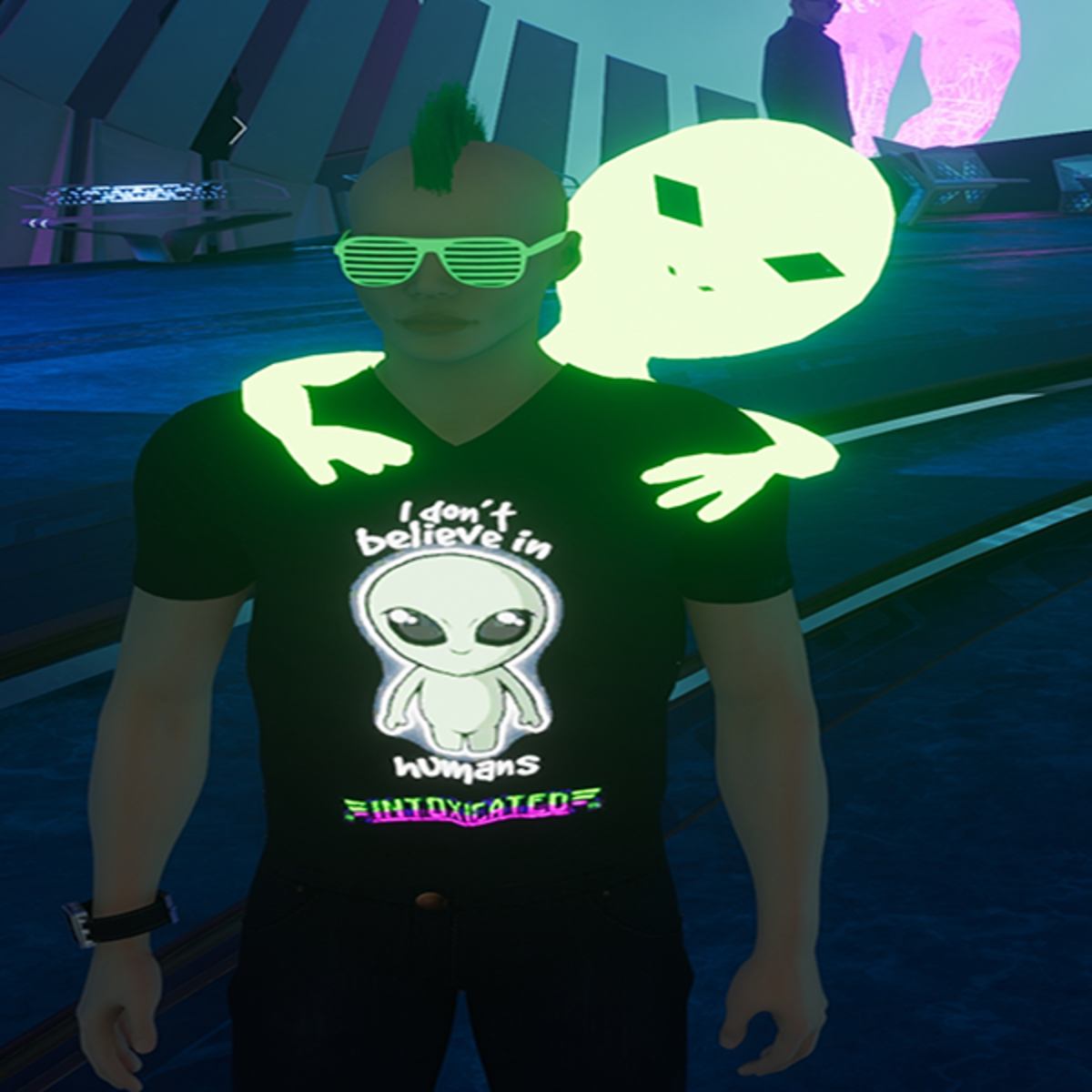 [INTOXICATED[ Unisex I dont believe in humans shirt