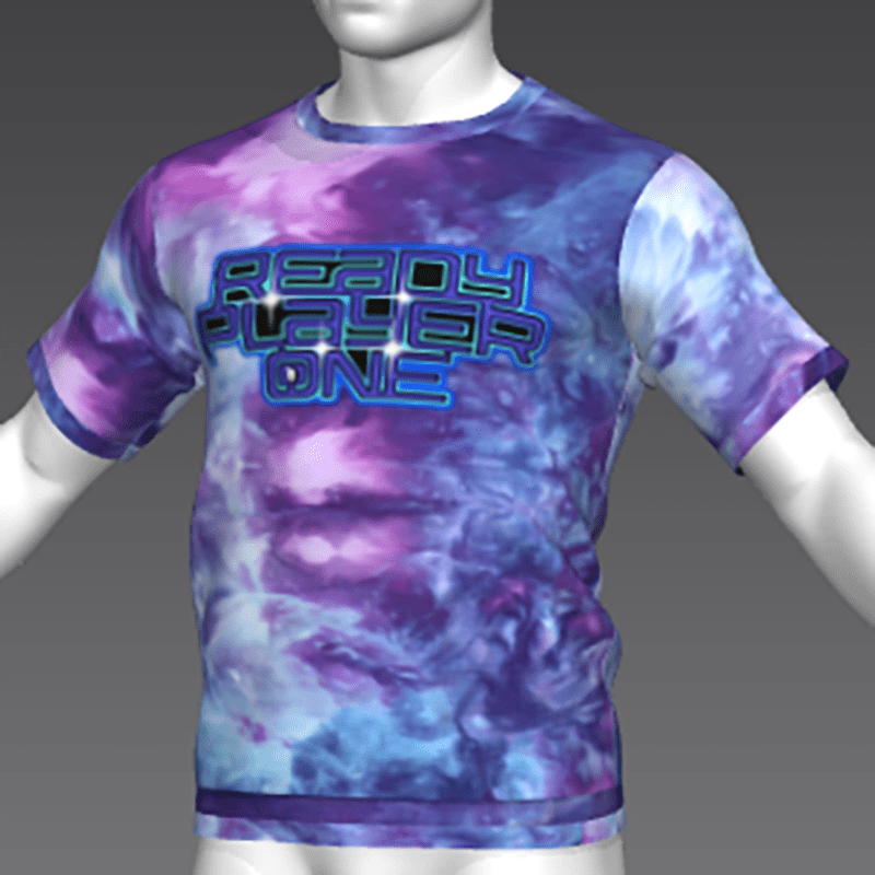 Ready Player One: Logo T-Shirt Variant (Tiedye) (M)