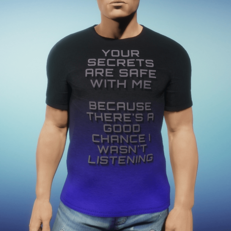 Mens Tee - Secrets