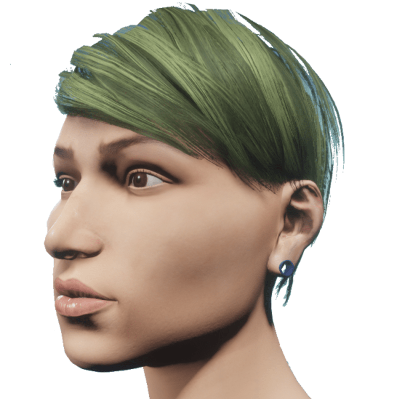 Stretched Ear Lobe (Female)