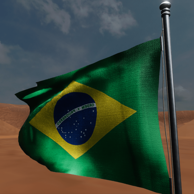 TKA Animate Flag Brazil