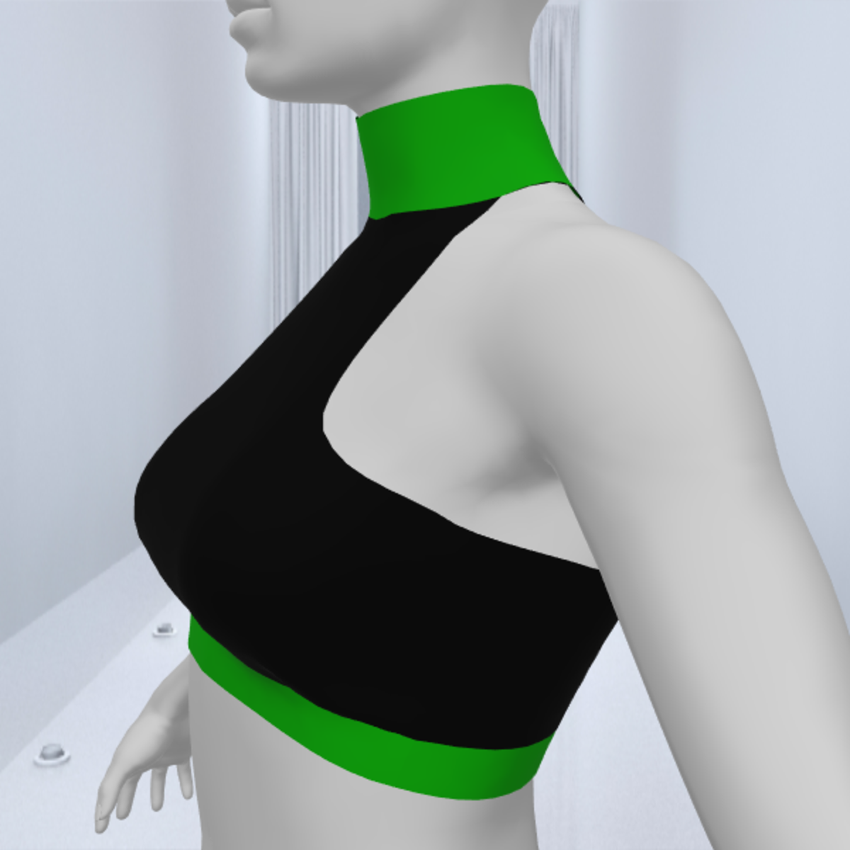 Green Workout Sport Top