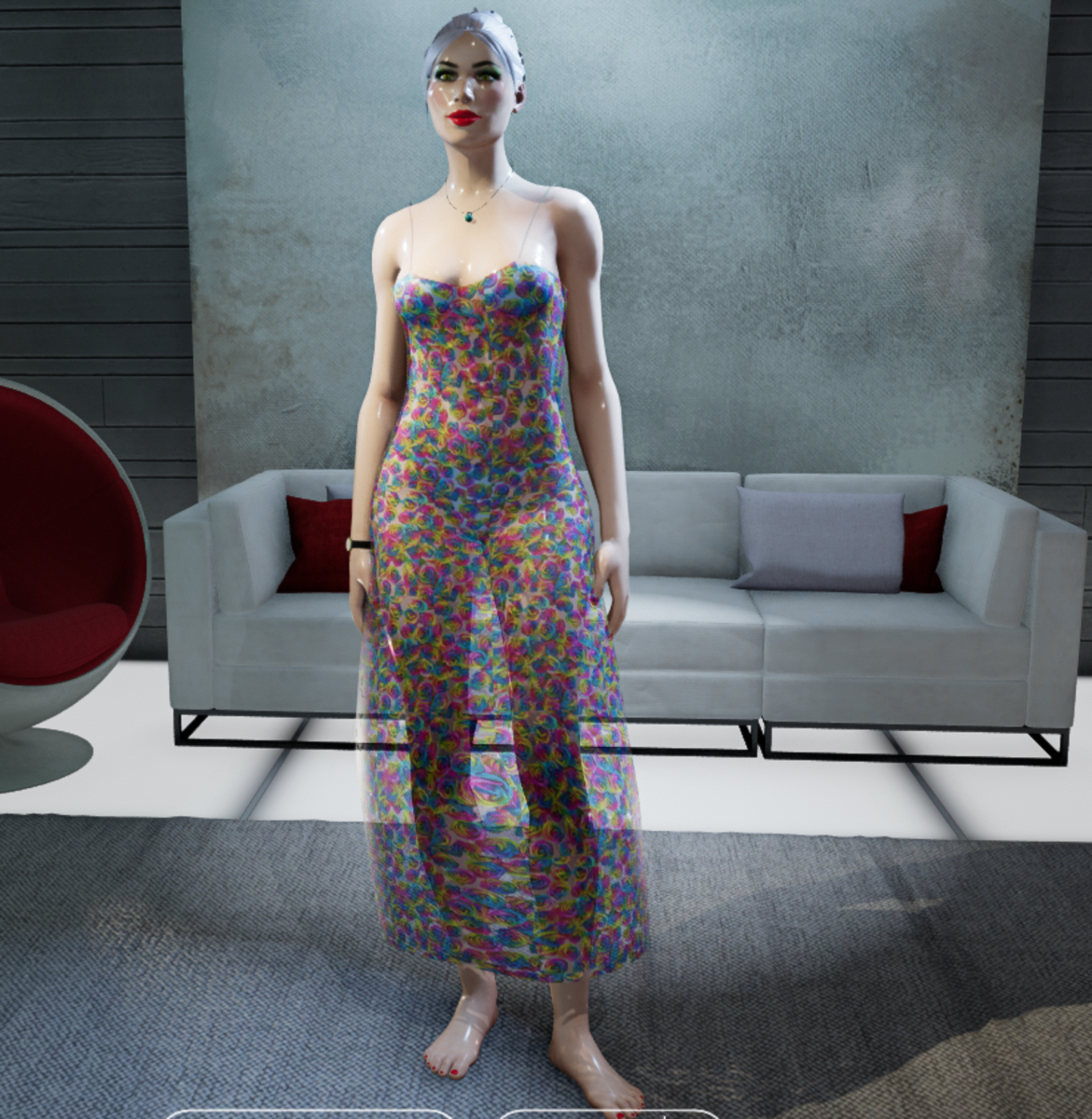 Female Spring-Summer Floral Dress_Updated