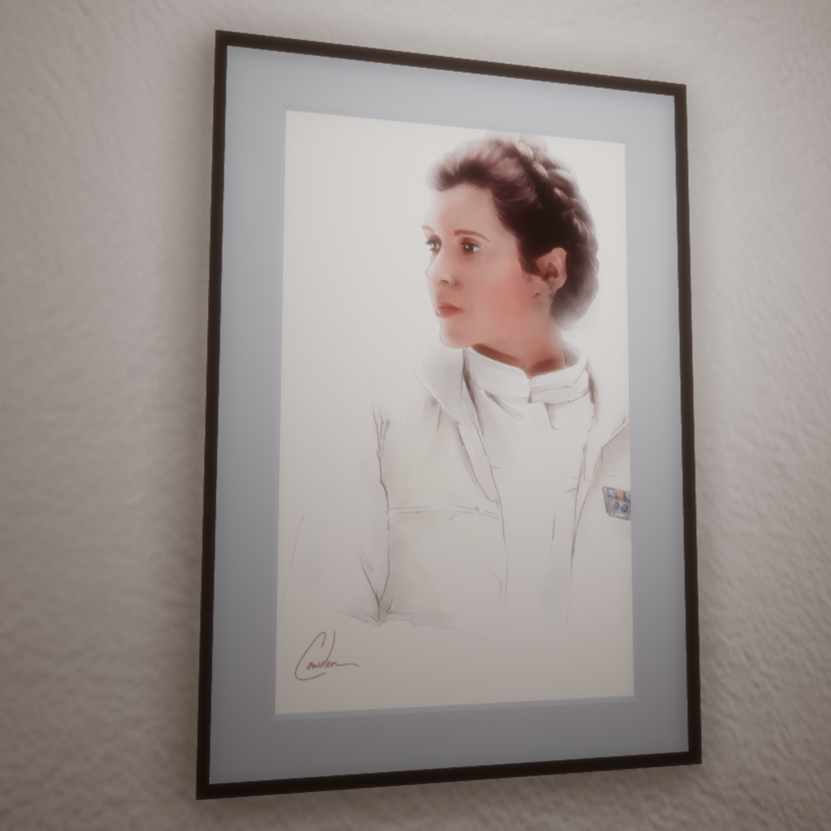 Leia - Watercolor Painting