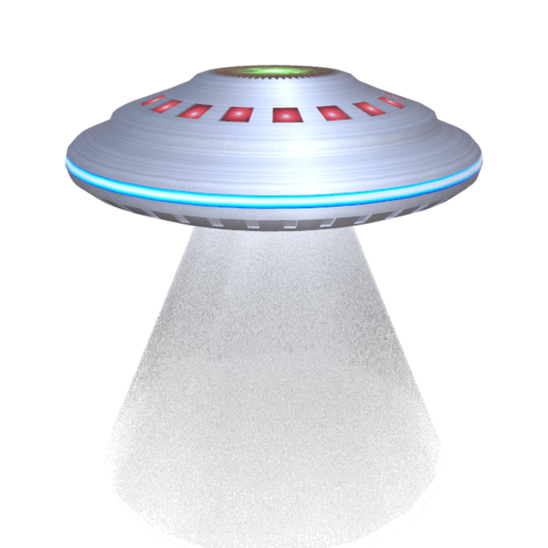 Animated UFO Saucer