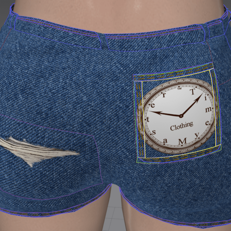 Jean Shorts Branded (TM)
