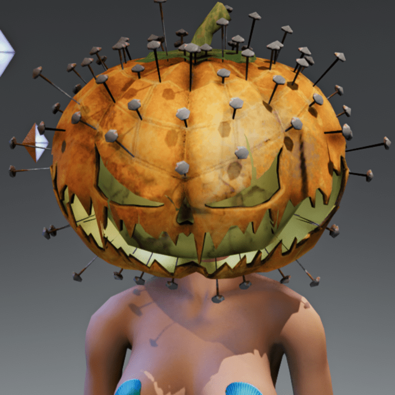 Pumpkin Mask (female)
