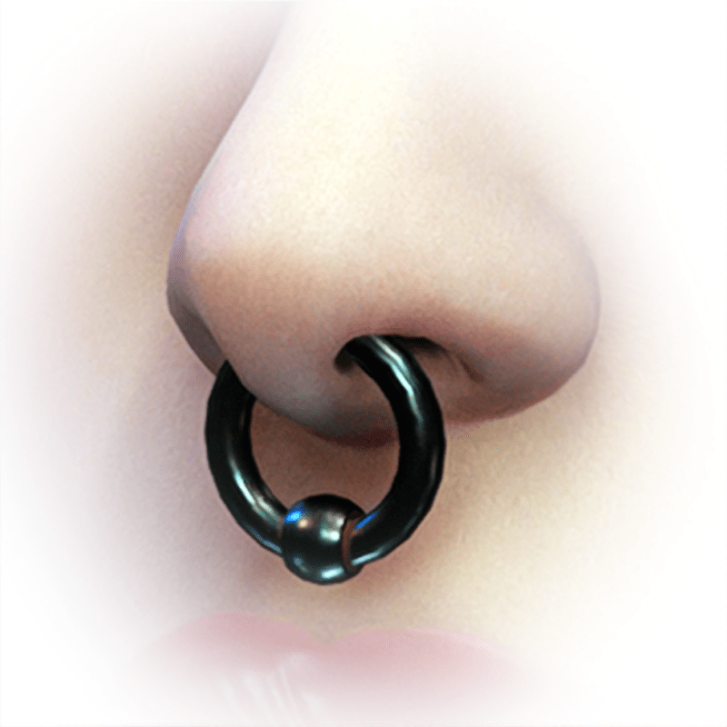 Nose Ring Drak Green Piercing