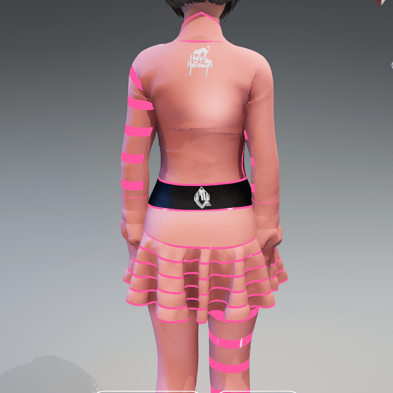 HALLOWEEN_ DRESS_ EMISSIVE_ PINK