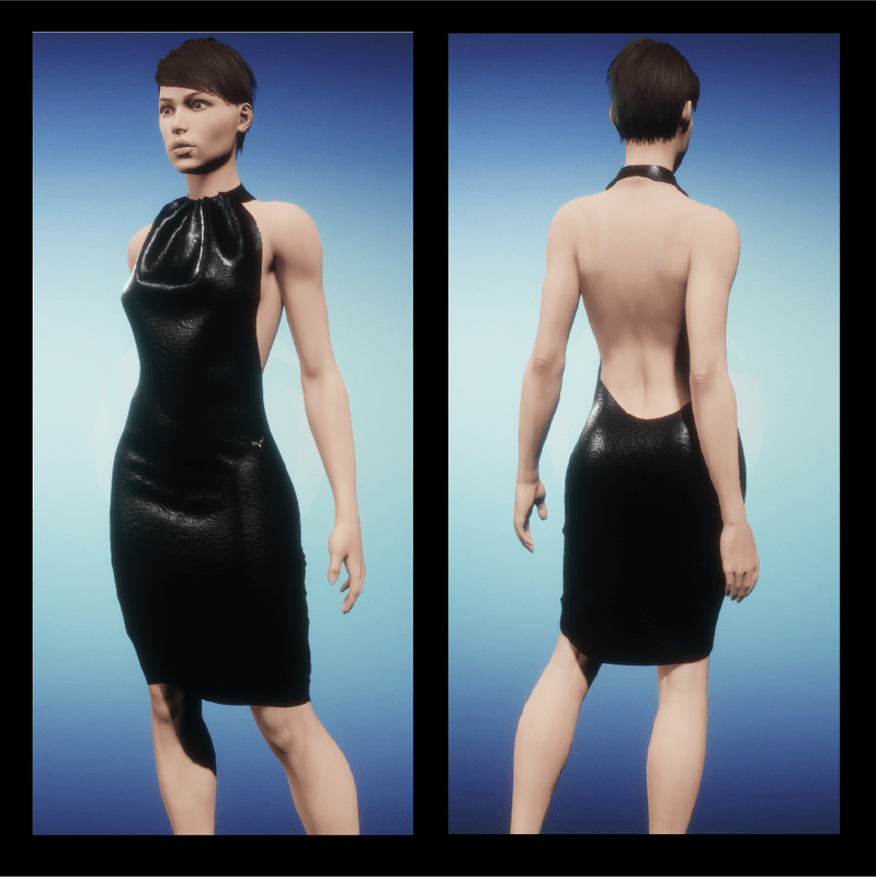 Elegant dress - black