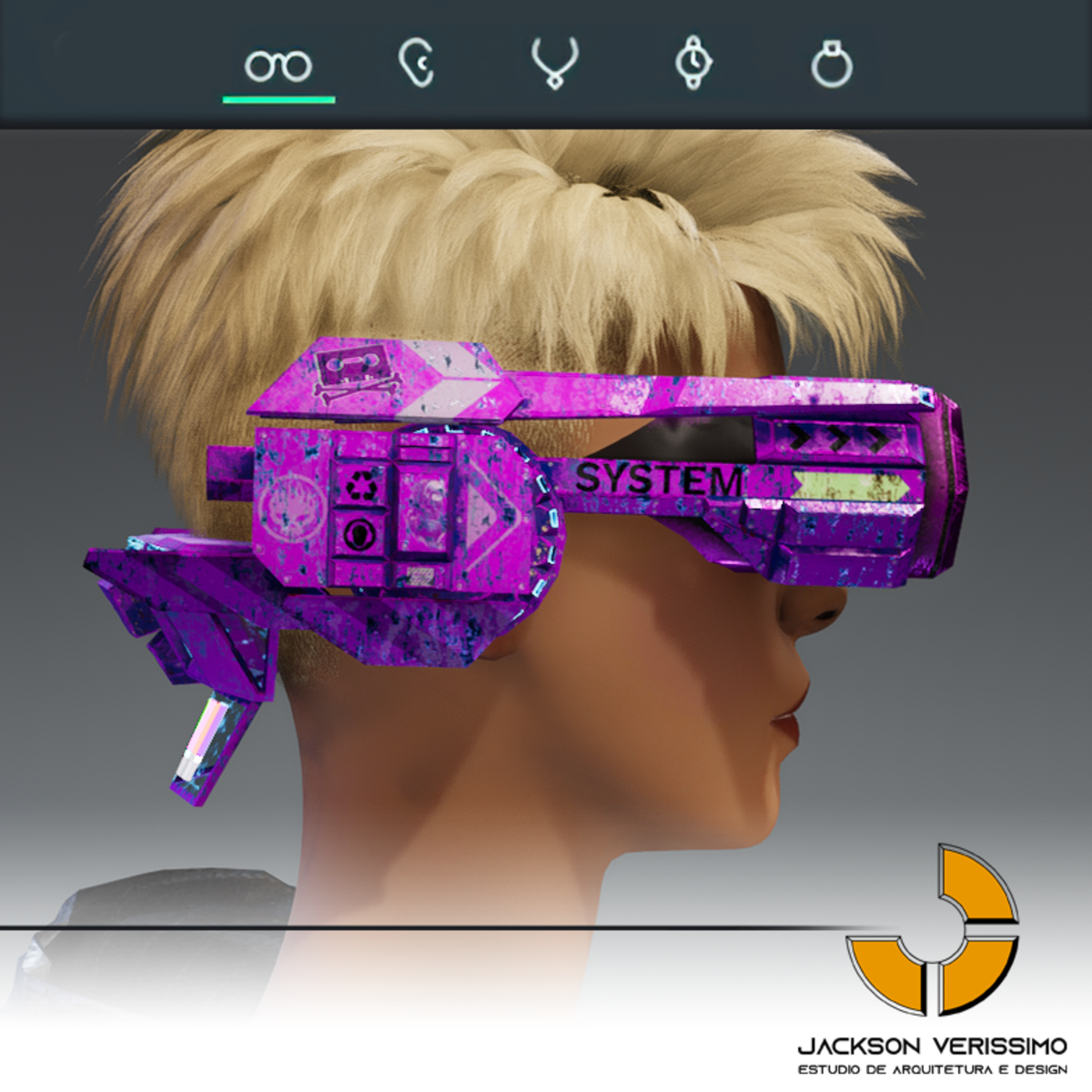 Mnemonic Vr Glasses -Pink Love