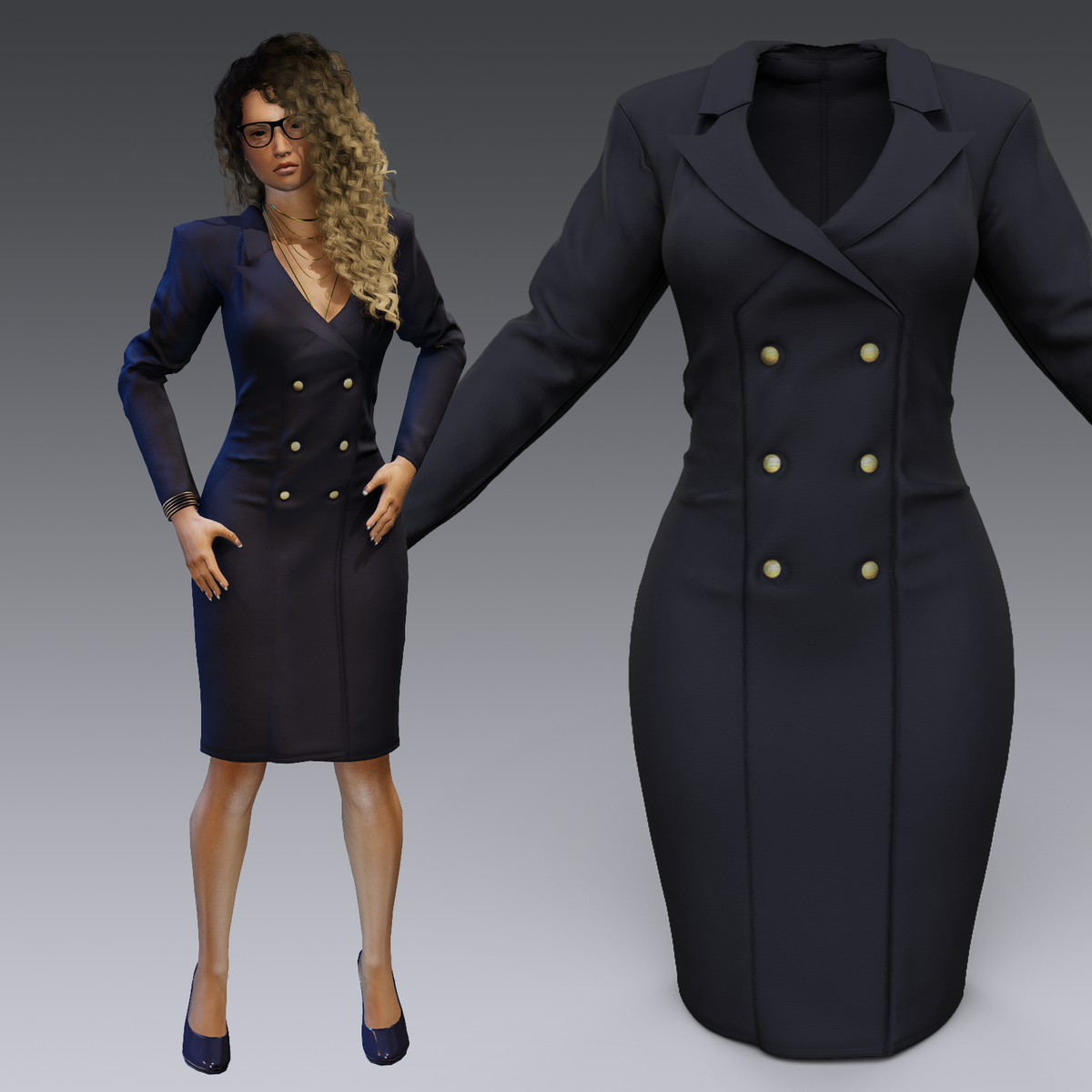 Elagant Office Dress