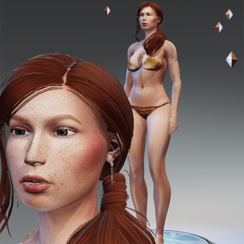 Aurora freckles avatar