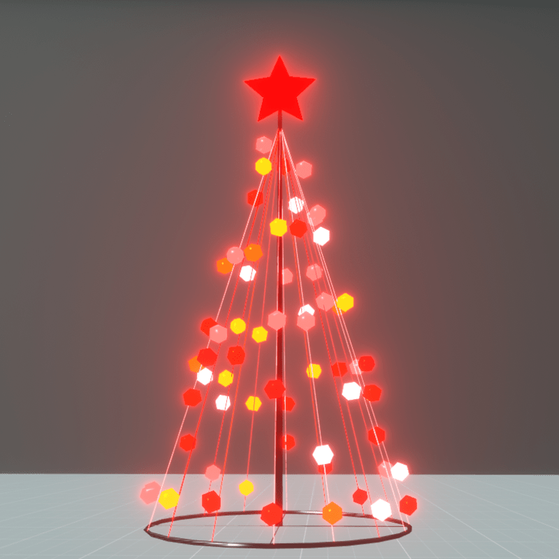 Light christmas tree