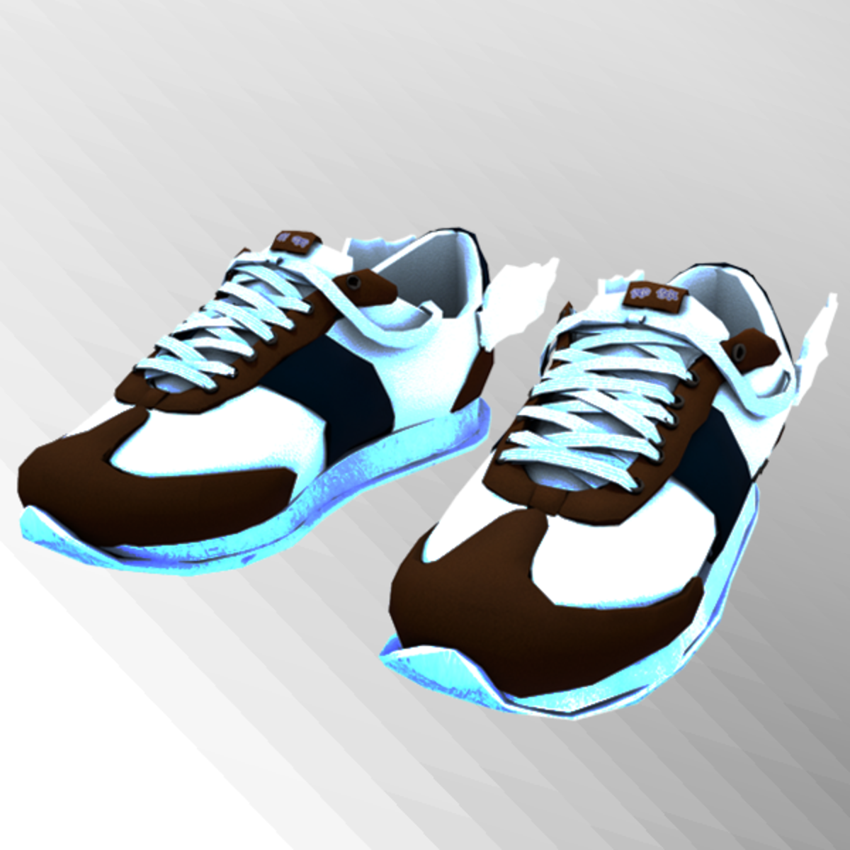 Messenger GlowInDark Blue Sneakers