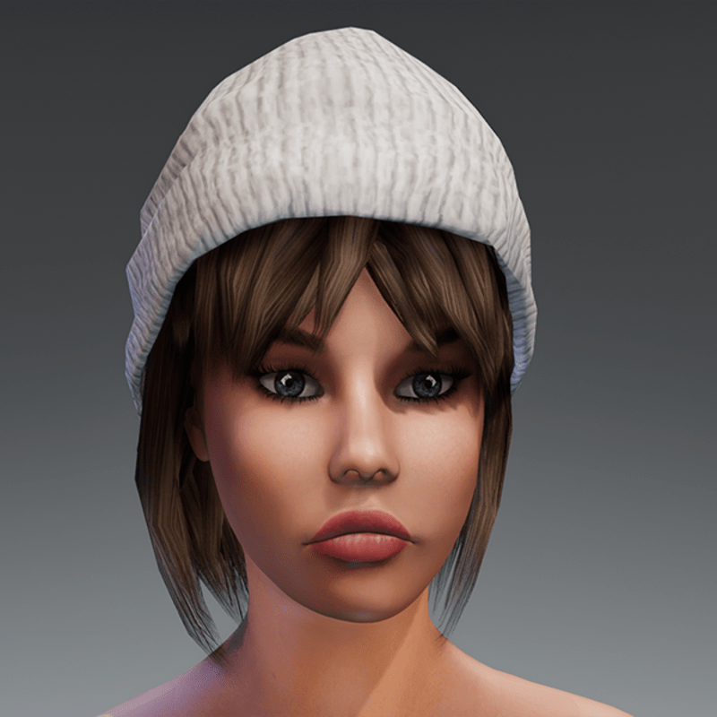 Hair & Cap Mara WHITE