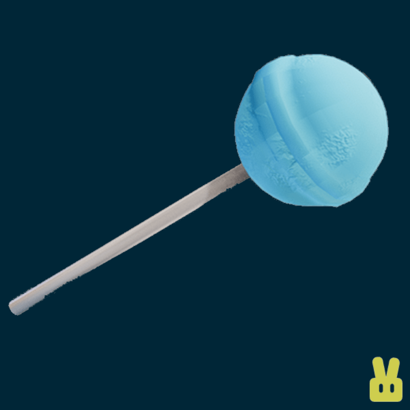 lolly - hand blue